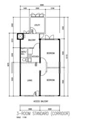 Blk 23 Balam Gardens (Geylang), HDB 3 Rooms #585414731